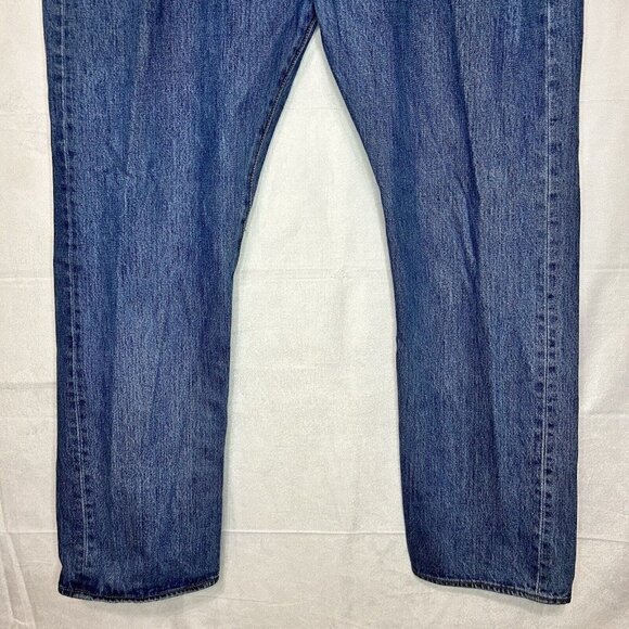 Levis 501 Jeans Men 40x32 Blue Classic Straight Leg Button Fly Mid-Rise - Picture 3 of 11